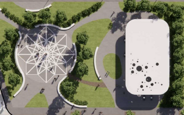Malcolm X Plaza Site Plan
